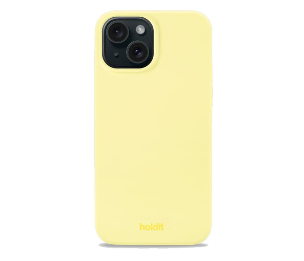 Holdit Silicone Case iPhone 15 Lemonade - 1235972 - zdjęcie